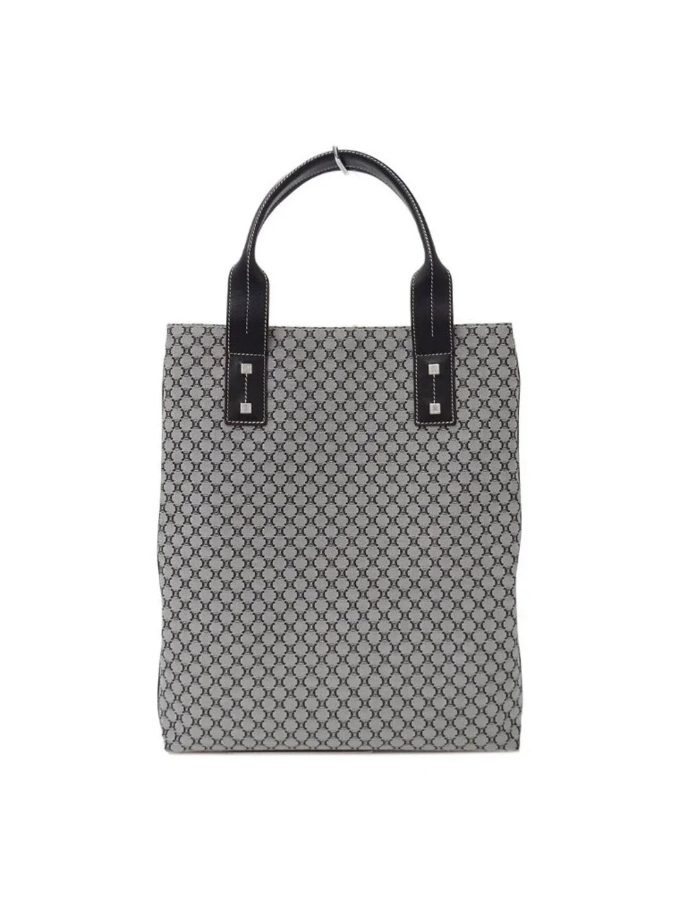 Celine Tote Macadam Canvas Black Going Out Adults Simple